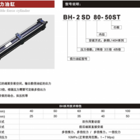 供应空压机配套BH倍力液压油缸