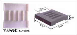 沟盖板彩砖塑料模盒模具