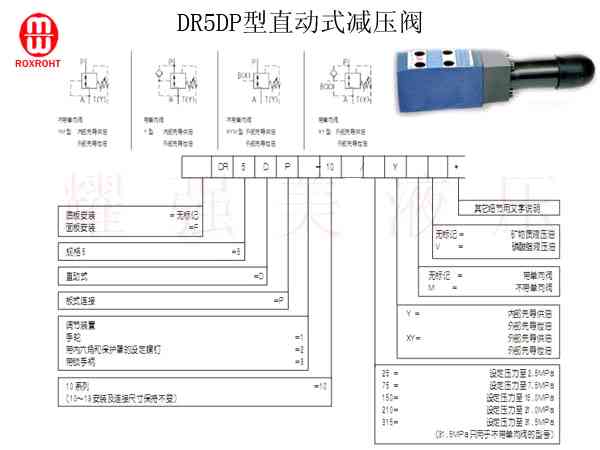 隆士乐-DR5DP2直动式减压阀